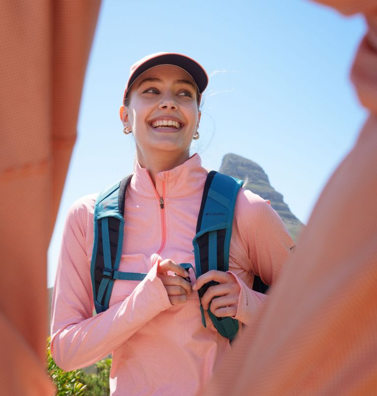 Women's Summit Valley Technical Half Zip, Color: Alpenglow, image 11