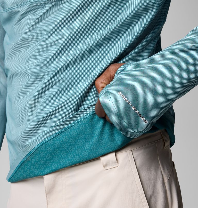 Men's Summit Valley Technical Half Zip, Color: River Blue, image 10