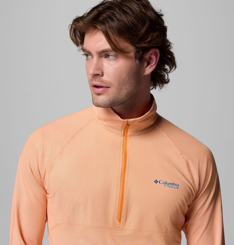 Men's Summit Valley Technical Half Zip, Color: Koi, image 4