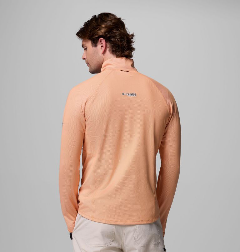 Men's Summit Valley Technical Half Zip, Color: Koi, image 3