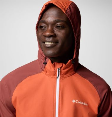 Chaqueta softshell de senderismo Panther Creek II para hombre, Color: Black, Tuscan, Spice, image 4