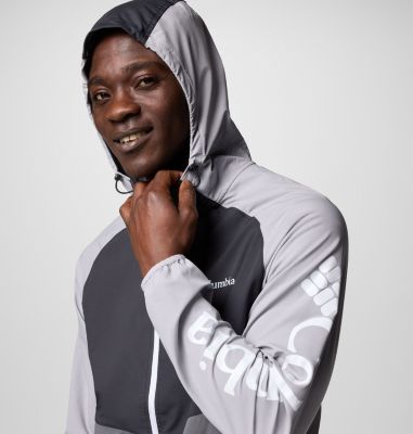 Chaqueta softshell de senderismo Panther Creek II para hombre, Color: City Grey, Black, Columbia Grey, image 8