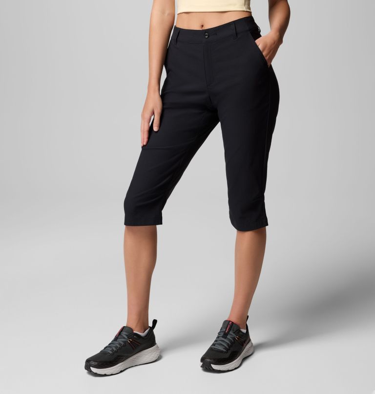Pantalones cortos de senderismo Leslie Falls para mujer, Color: Black, image 3