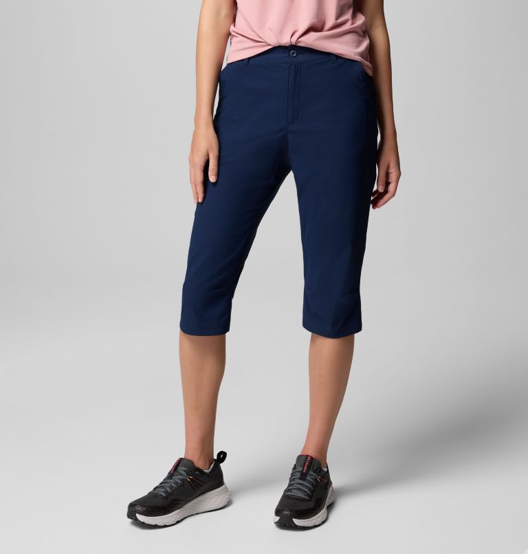 Leslie Falls Wander-Kniehose für Frauen, Color: Collegiate Navy, image 1