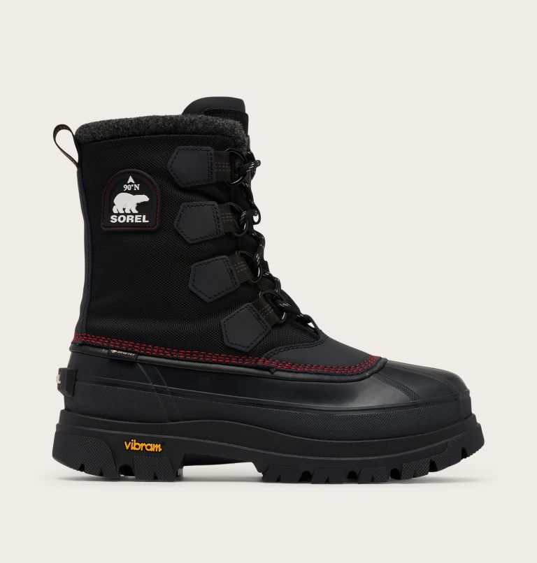 Men's CARIBOU HORIZON GTX, Color: Black, Bright Red, image 1