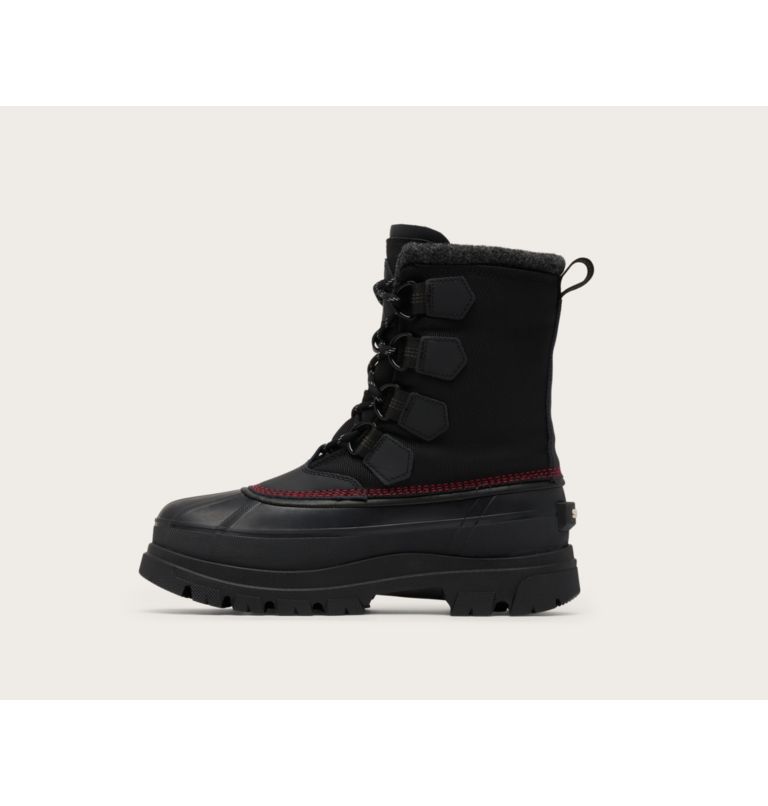 Men's CARIBOU HORIZON GTX, Color: Black, Bright Red, image 3