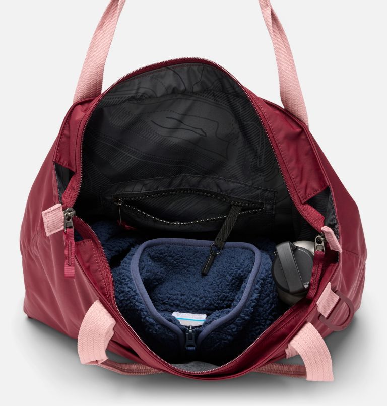 Cottonwood Creek Tote, Color: Rich Wine, Eraser Pink, image 7