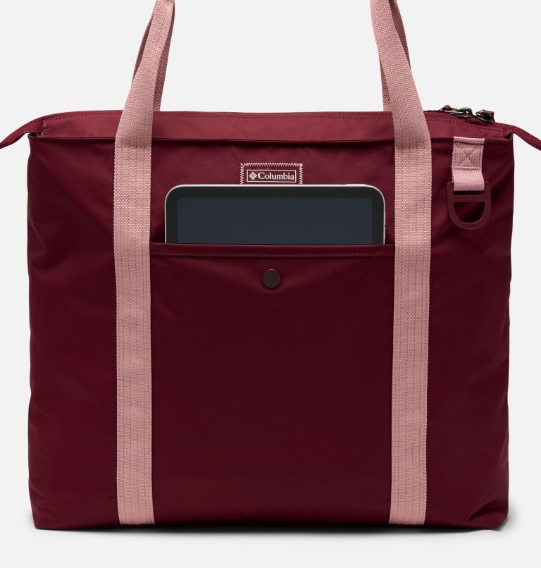 Cottonwood Creek Tote, Color: Rich Wine, Eraser Pink, image 8