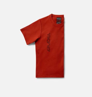 Kids’ Vader Short Sleeve T-Shirt, Color: Rust Red, image 4