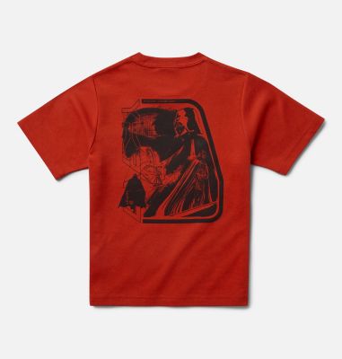 Kids’ Vader Short Sleeve Shirt, Color: Rust Red, image 2