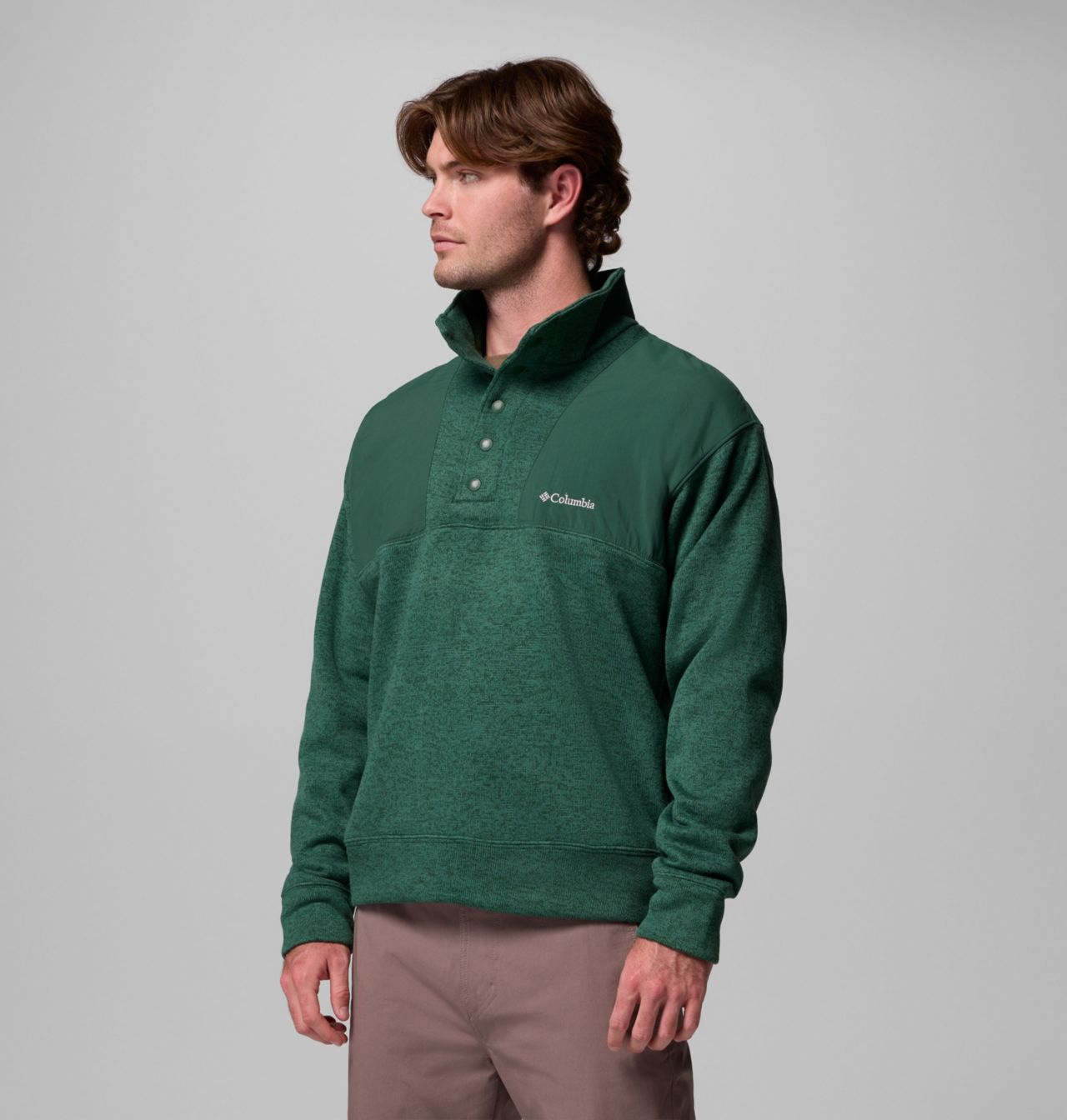 Men's Sweater Weather™ Relaxed Fit Half Snap Pullover 4