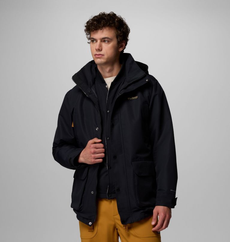 Men's High Cascades Interchange Reversible Bomber Jacket, Color: Black, image 5