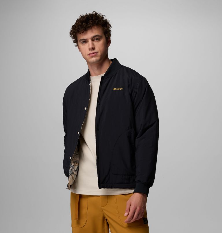 Men's High Cascades Interchange Reversible Bomber Jacket, Color: Black, image 6