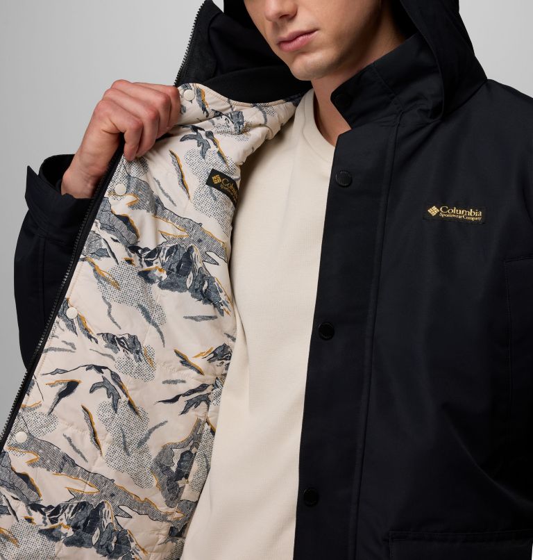 Men's High Cascades Interchange Reversible Bomber Jacket, Color: Black, image 10