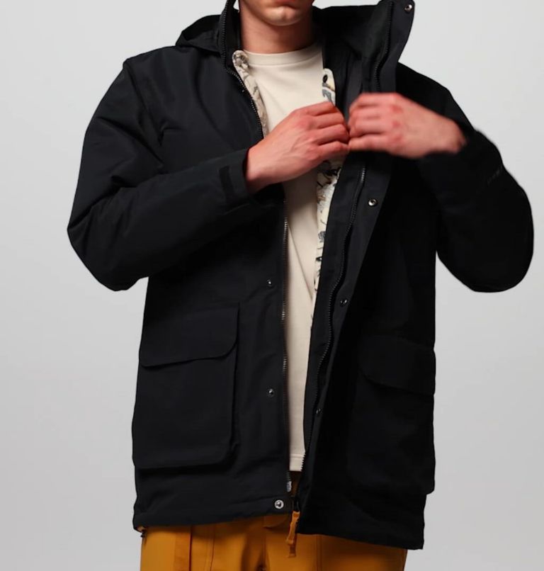 Men's High Cascades Interchange Reversible Bomber Jacket, Color: Black