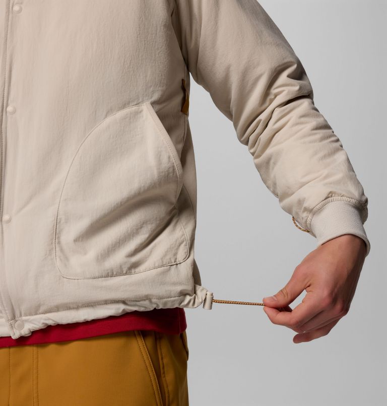 Men's High Cascades Interchange Reversible Bomber Jacket, Color: Dark Stone Skylines, image 9