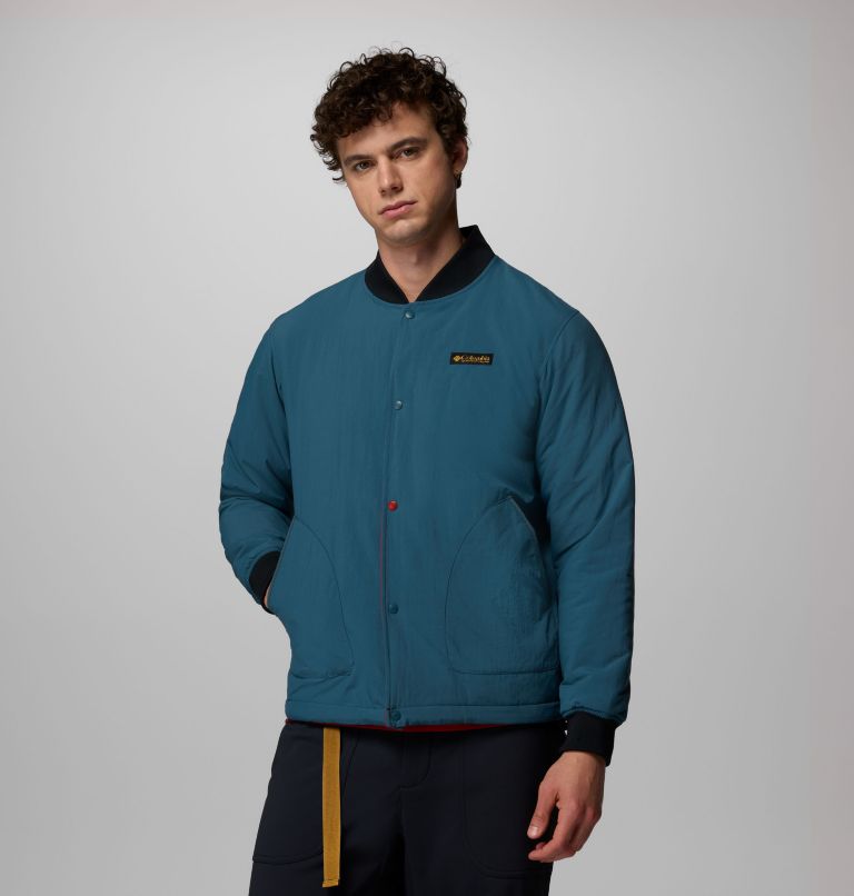 Men's High Cascades Interchange Reversible Bomber Jacket, Color: Maple Sugar, image 6