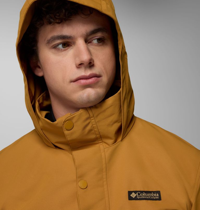 Men's High Cascades Interchange Reversible Bomber Jacket, Color: Maple Sugar, image 12
