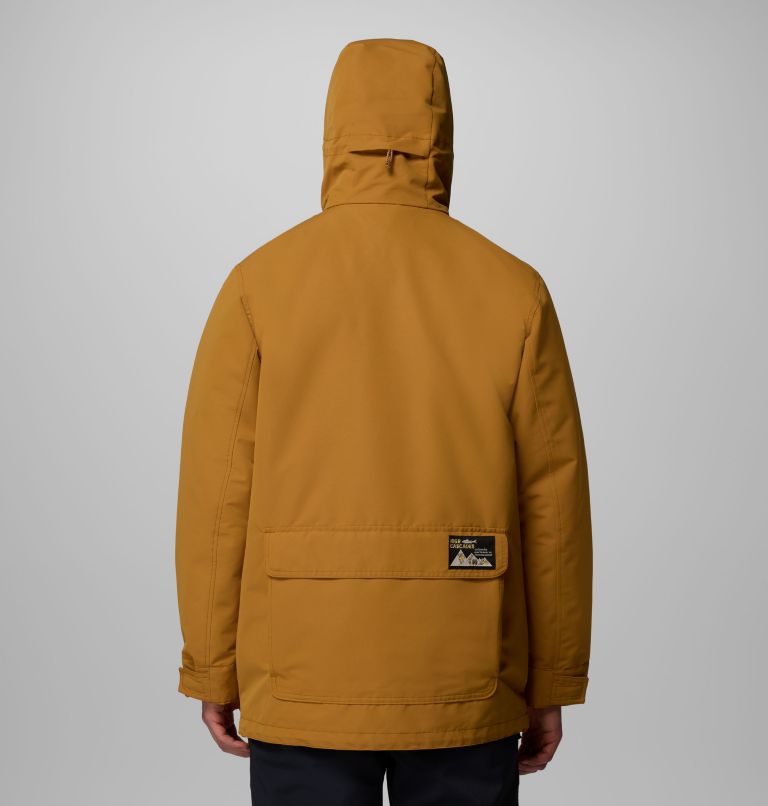 Men's High Cascades Interchange Reversible Bomber Jacket, Color: Maple Sugar, image 3