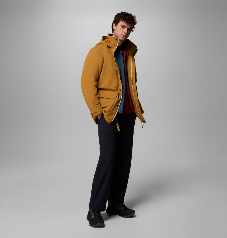 Men's High Cascades Interchange Reversible Bomber Jacket, Color: Maple Sugar, image 2