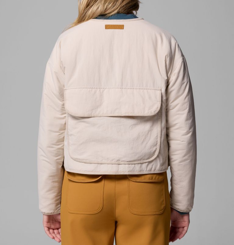 Women's High Cascades Interchange Jacket, Color: Dark Stone Skylines, image 8