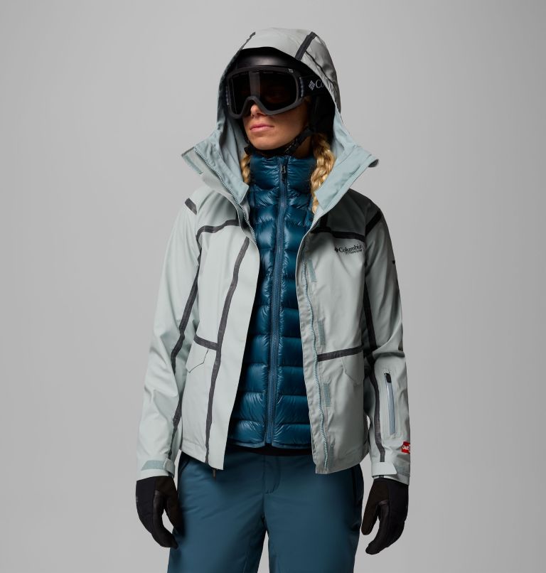 Women's Primo Pow Interchange Jacket, Color: Crushed Blue, image 5