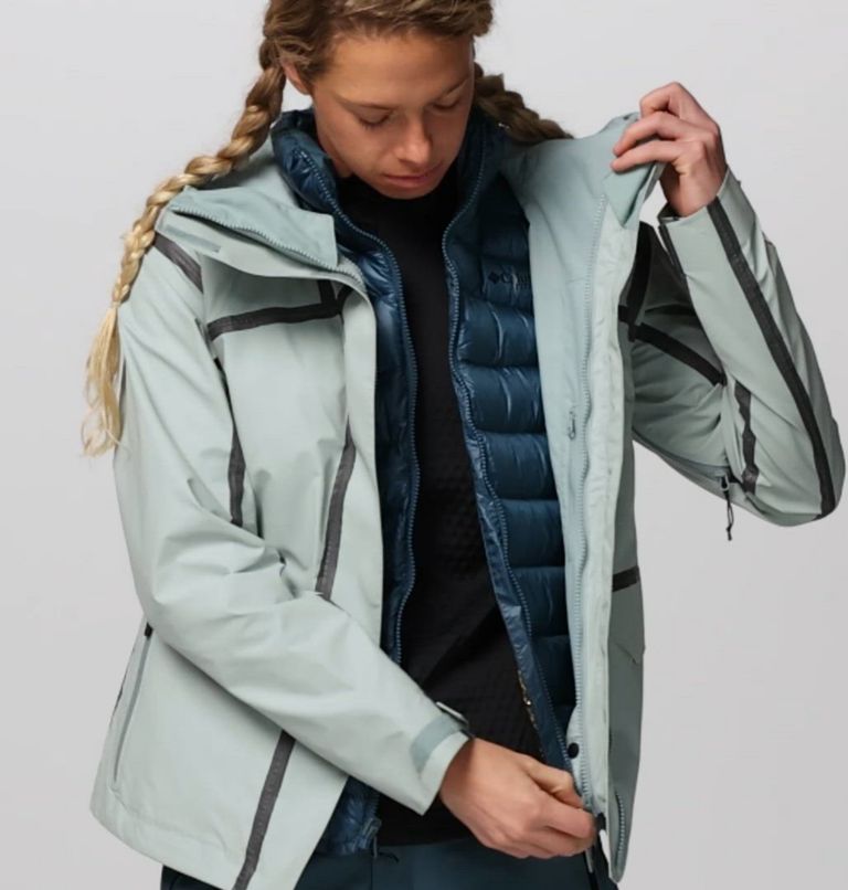Women's Primo Pow Interchange Jacket, Color: Crushed Blue
