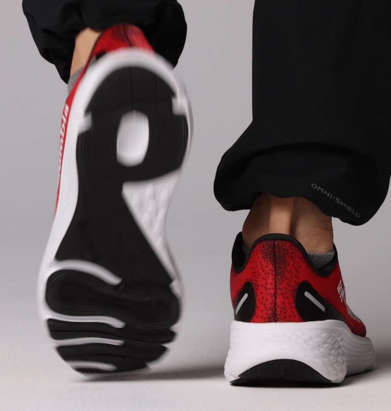 Men's Konos Featherweight Shoe, Color: Red Spark, White