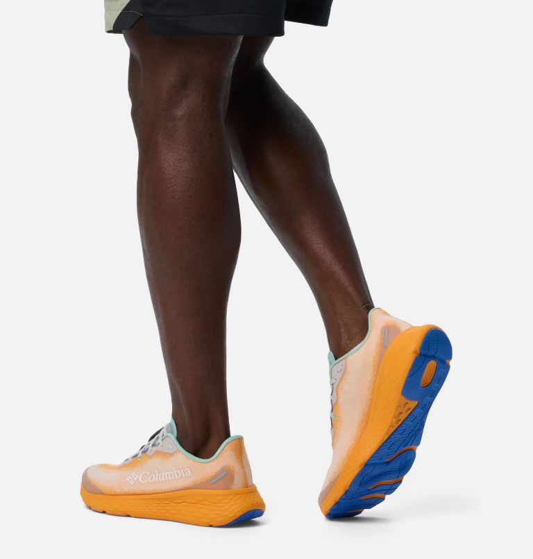 Men's Konos Featherweight Shoe - Wide, Color: Mango, Stormy Blue, image 9