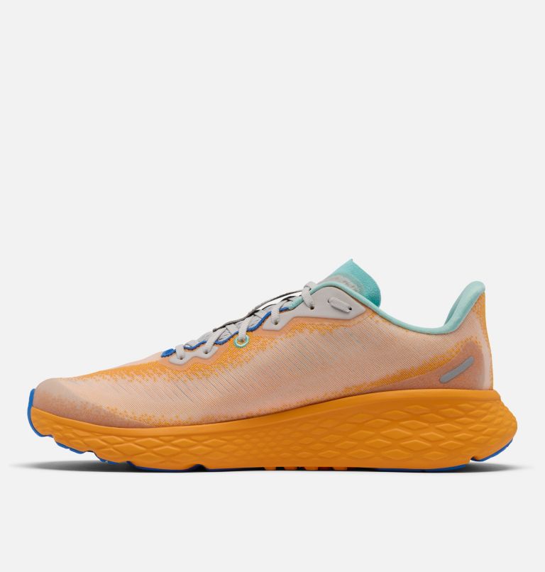 Men's Konos Featherweight Shoe - Wide, Color: Mango, Stormy Blue, image 4