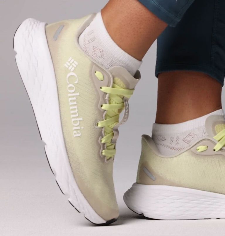 Women's Konos Featherweight Shoe - Wide, Color: Citron Haze, Cloud Grey