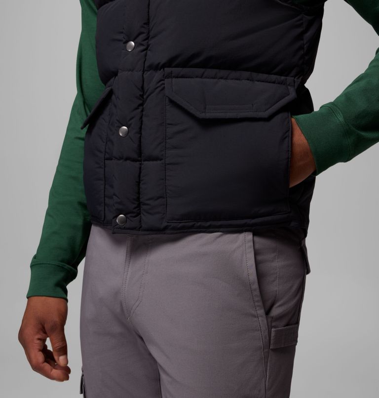 Men's Wallowa Down Vest, Color: Black, image 7