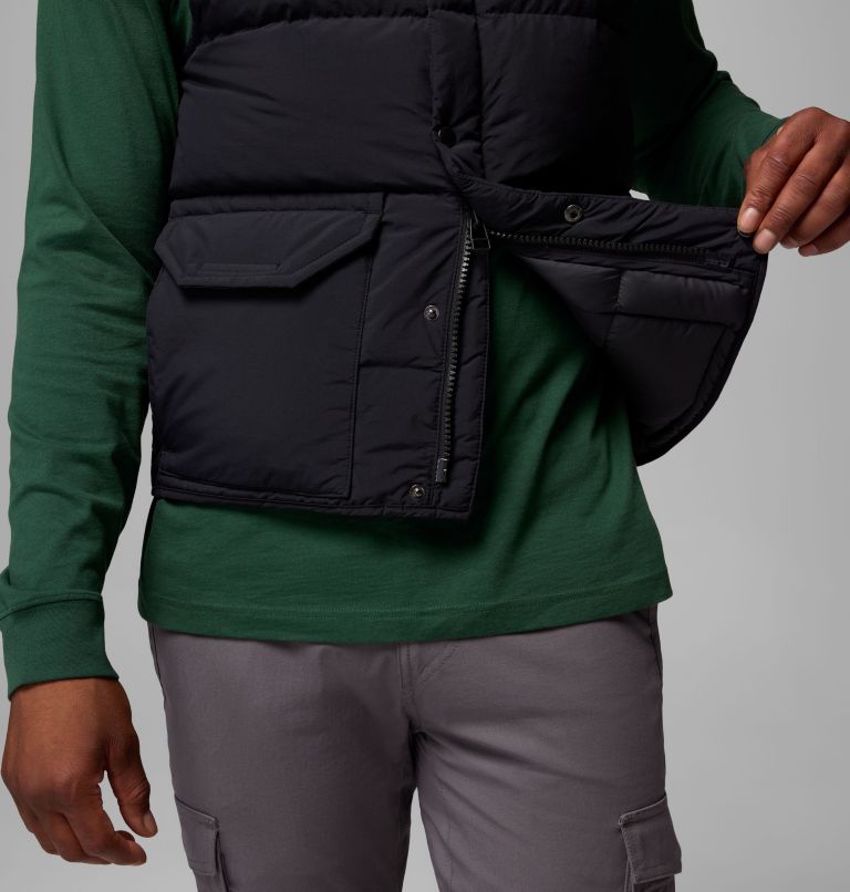 Men's Wallowa Down Vest, Color: Black, image 8