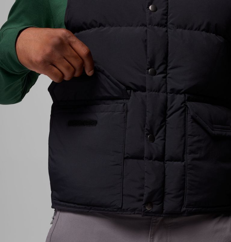 Men's Wallowa Down Vest, Color: Black, image 9