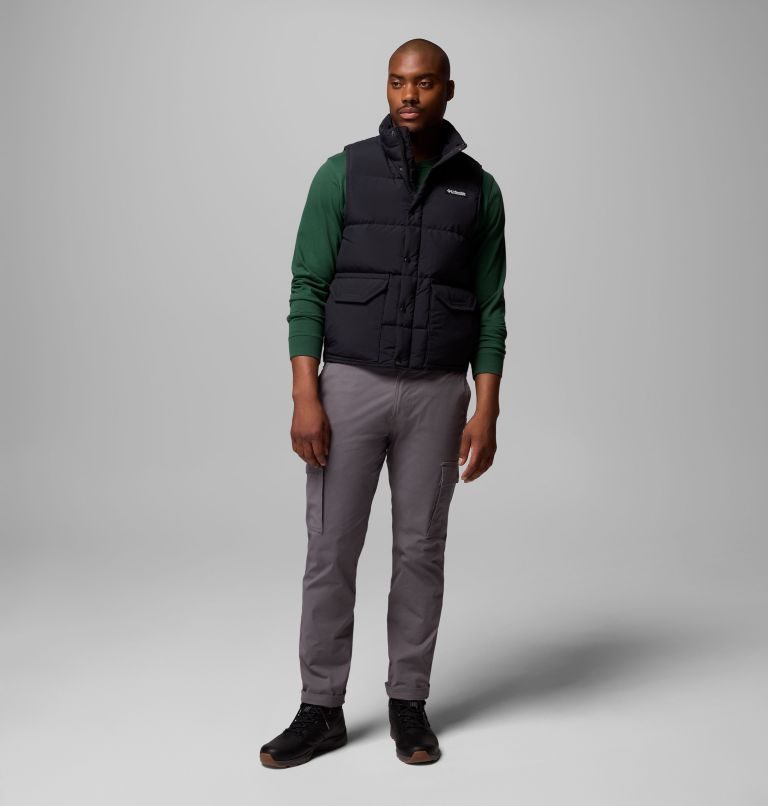 Men's Wallowa Down Vest, Color: Black, image 2