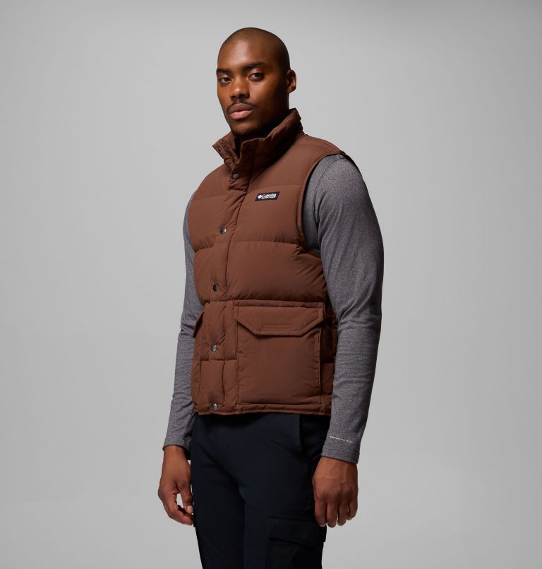 Men's Wallowa Down Vest, Color: Tobacco, image 4