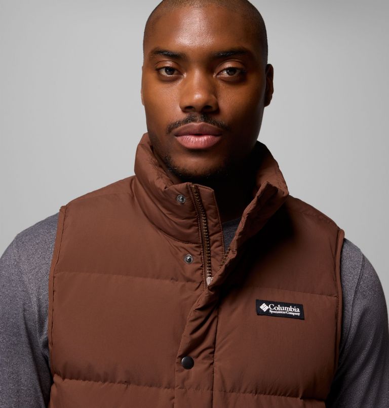 Men's Wallowa Down Vest, Color: Tobacco, image 6