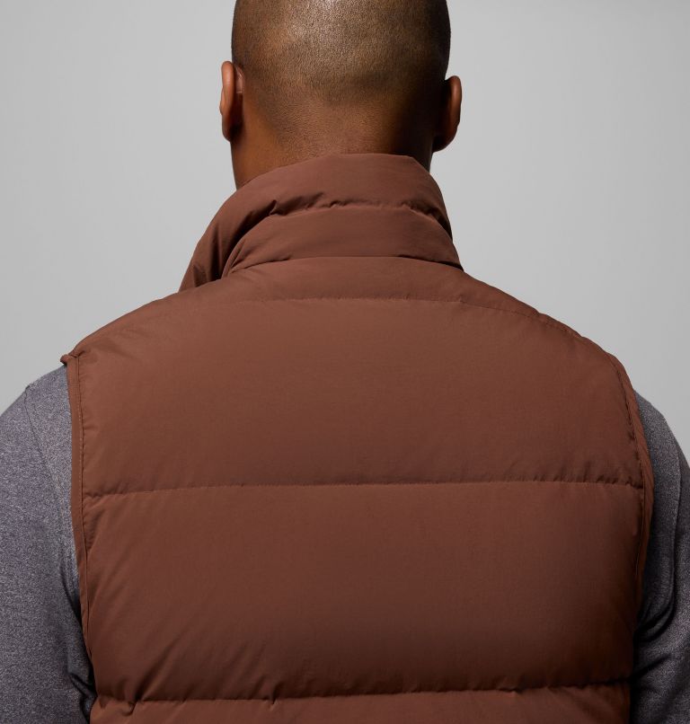 Men's Wallowa Down Vest, Color: Tobacco, image 9