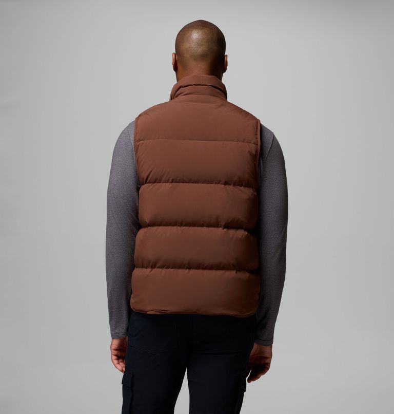 Men's Wallowa Down Vest, Color: Tobacco, image 3