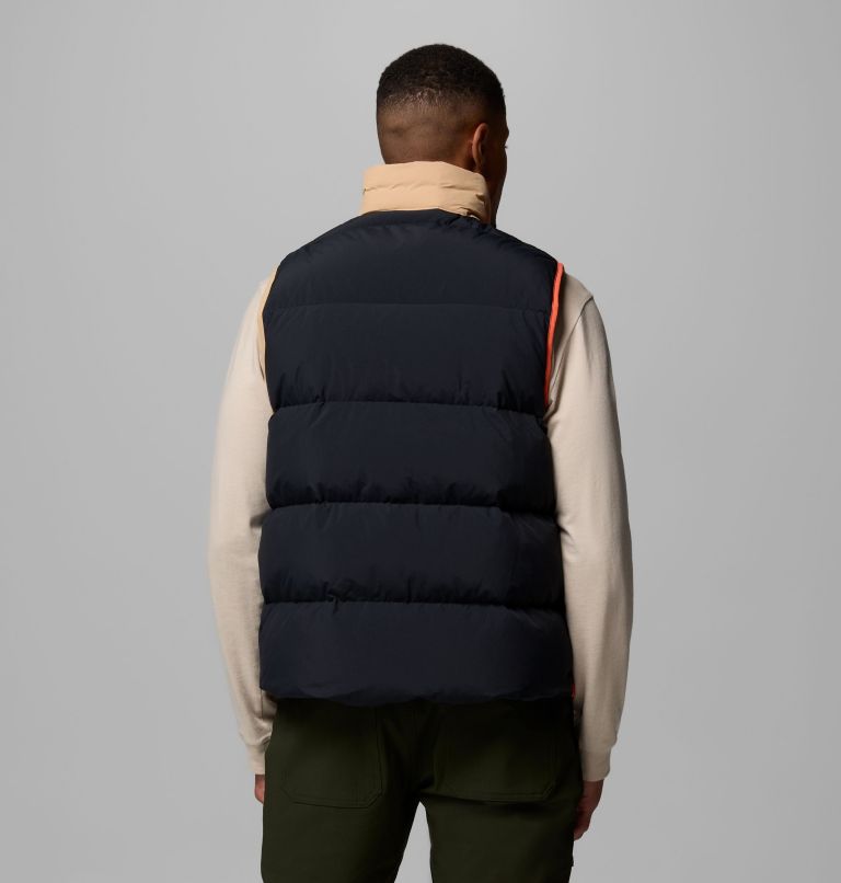 Men's Wallowa Down Vest, Color: Canoe, Zing, Black, image 3