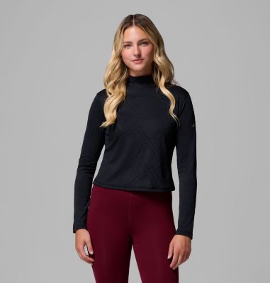 Women's Granite Point Long Sleeve Turtleneck, Color: Black, image 9