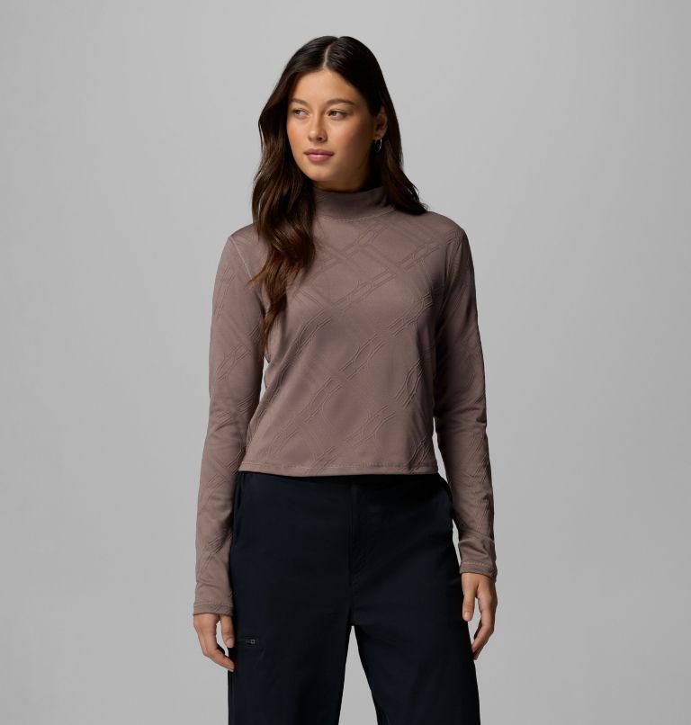 Women's Granite Point Long Sleeve Turtleneck, Color: Iron, image 1