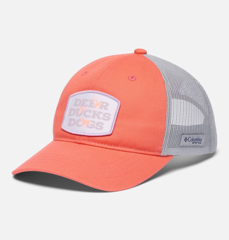 PFG Youth Patch Snap Back | 853 | O/S, Color: Melonade, Cool Grey, Deer Ducks Dogs, image 1