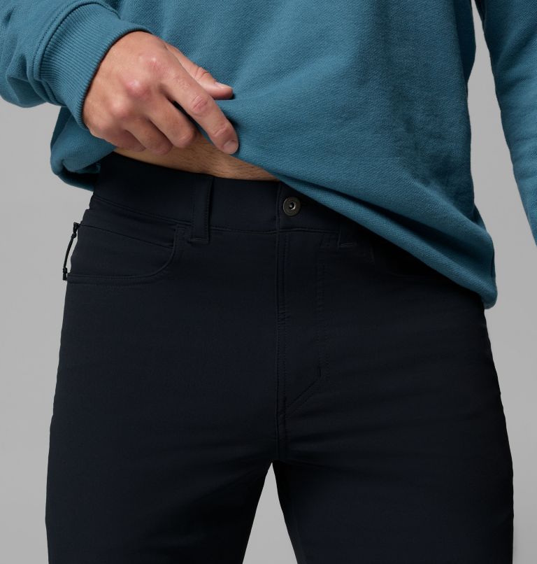 Pantalon 5 poches Tech ROC pour homme, Color: Black, image 5
