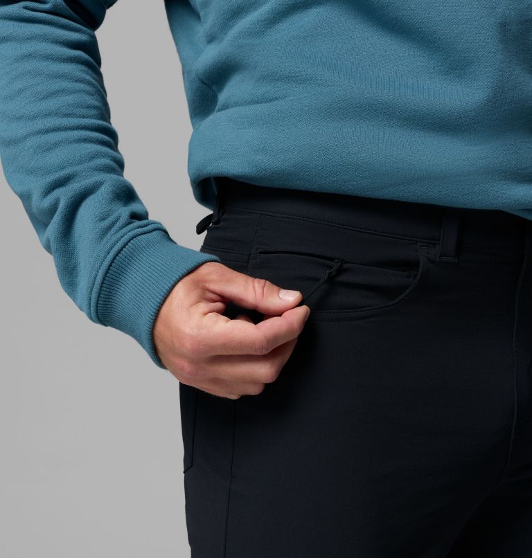 Pantalon 5 poches Tech ROC pour homme, Color: Black, image 6