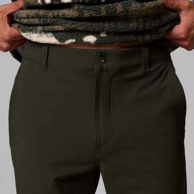 Front of waistband.