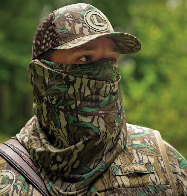 CSC PHG X Luke Combs Tech Camo Gaiter, Color: Mossy Oak Greenleaf Camouflage, image 3