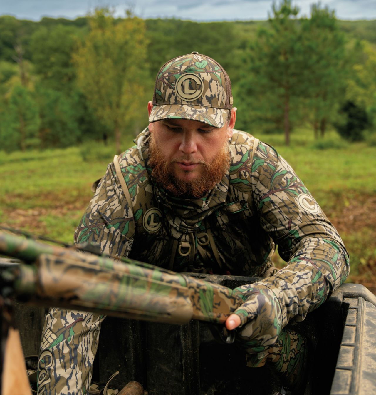 CSC PHG X Luke Combs Tech Camo Ball Cap 8