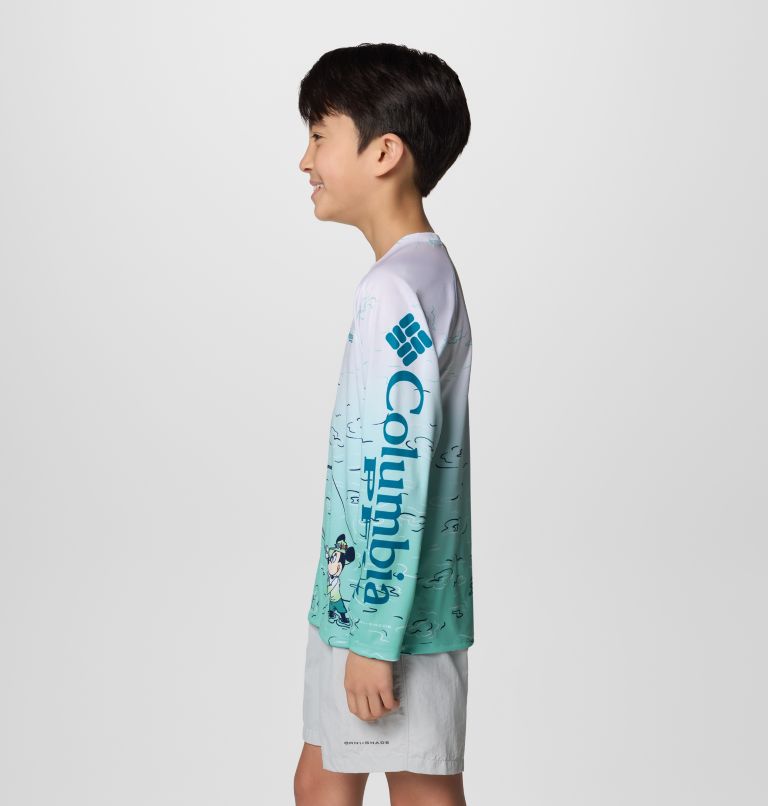 Kids' CSC x Disney PFG Terminal Tackle Long Sleeve Shirt, Color: Gulf Stream, image 3