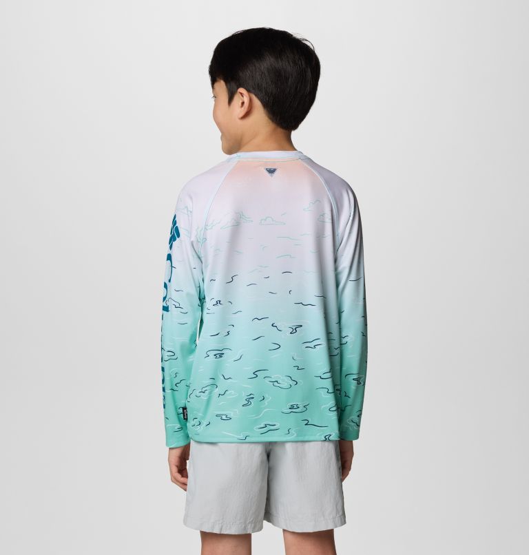 Kids' CSC x Disney PFG Terminal Tackle Long Sleeve Shirt, Color: Gulf Stream, image 2